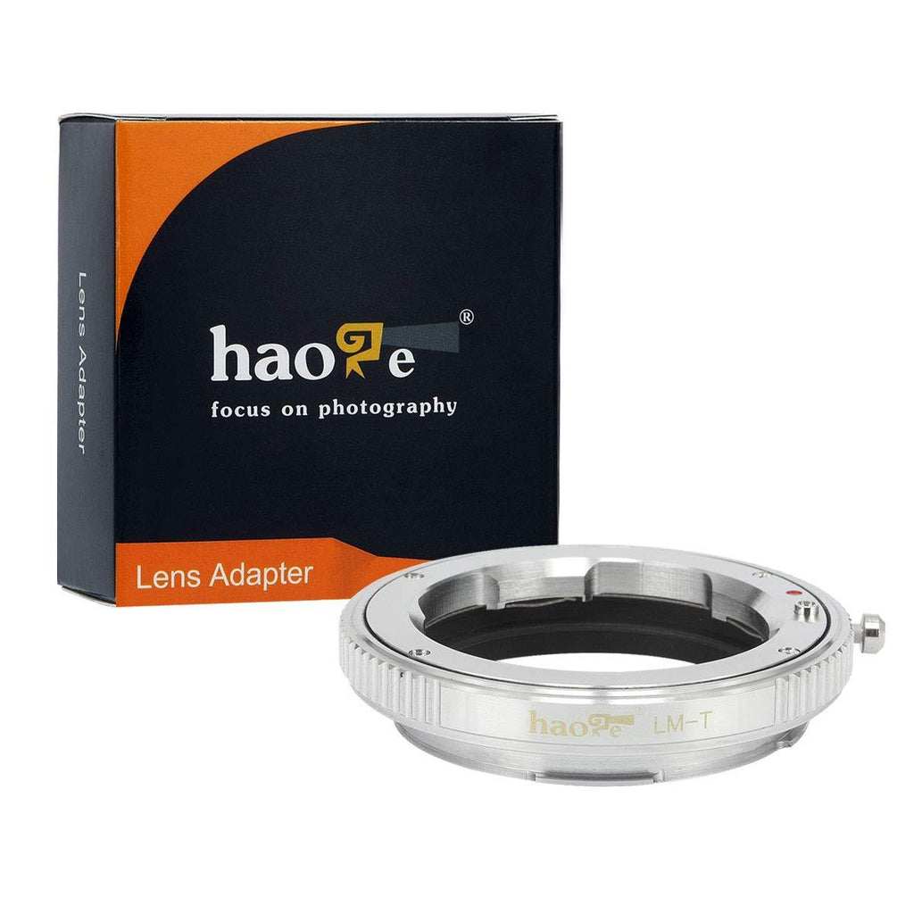 Haoge Manual Lens Mount Adapter for Leica M LM, Zeiss ZM, Voigtlander VM Lens to Leica L Mount Camera Such as T, Typ 701, Typ701, TL, TL2, CL (2017), SL, Typ 601, Typ601