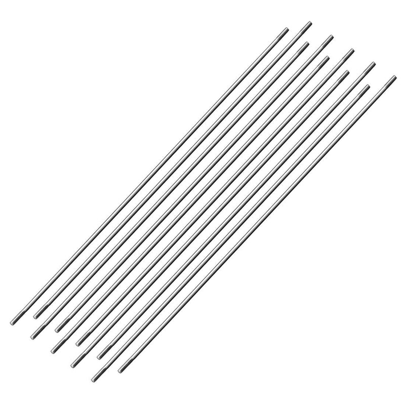 uxcell M3x250mm Pushrod Connector Stainless Steel Rod Linkage,for RC Boat,Car,Airplane,Helicopter,10pcs