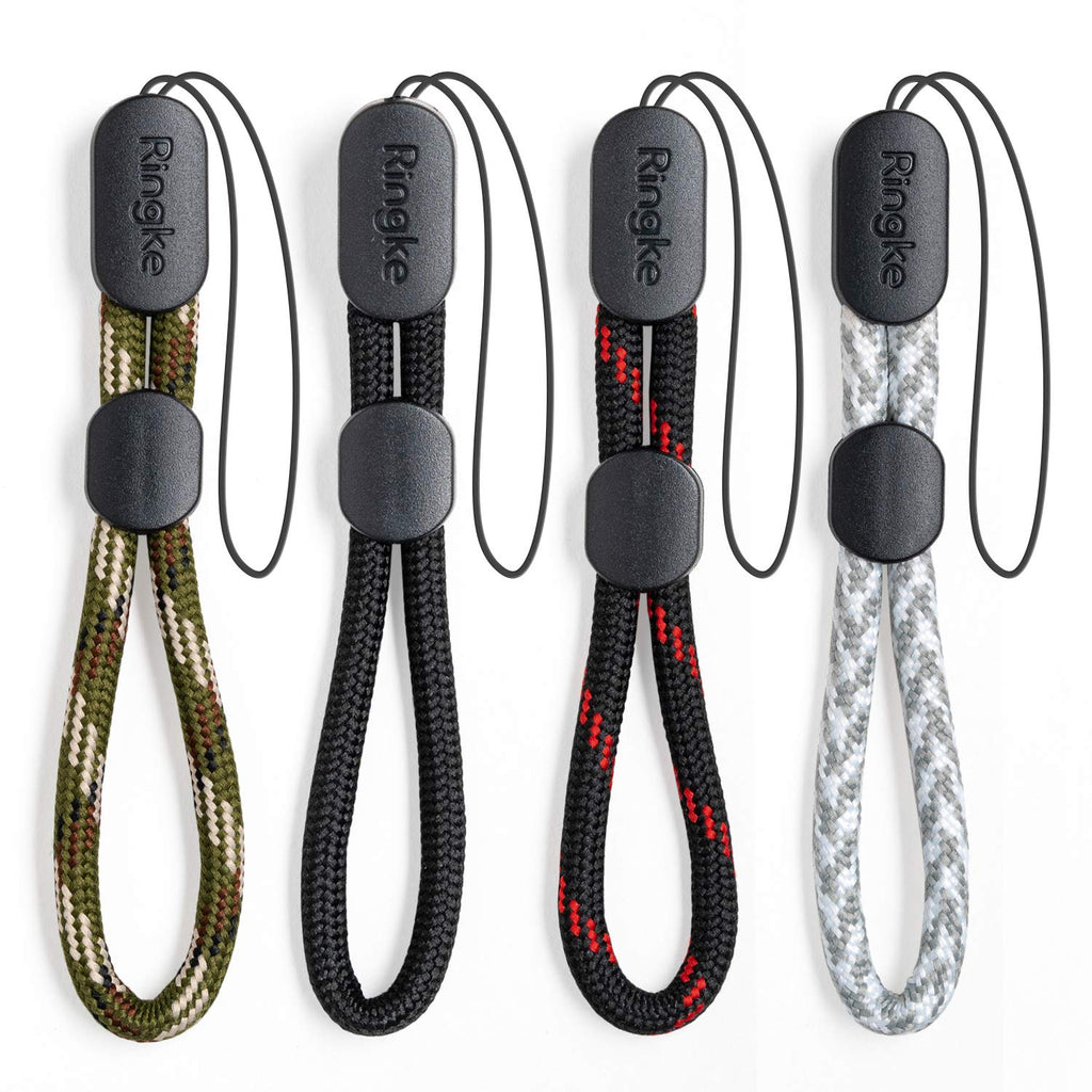 Ringke Lanyard Finger Strap (4 Pack) Compatible with Cellphone, Phone Cases, Keys, Cameras, and More