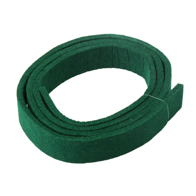 Yibuy Green Spring Rail Felt Strip for Piano Keyboard Replacement 120x2.5cm