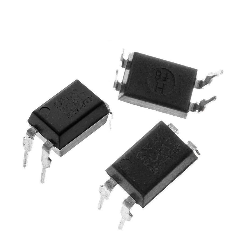 Bridgold 50pcs PC817c PC817 for Arduino DIY Through Hole transistor output optocoupler,4-Pin