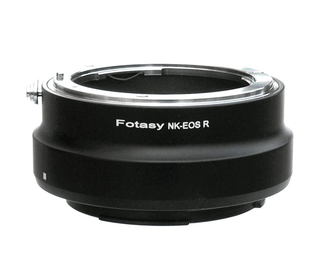 Fotasy Manual Nikon F Lens to Canon RF Mount Metal Adapter, Nikon Lens Canon R Adapter Ring, Nikon EOS RP Adaptor, fits Nikon F Mount Lense & Canon EOS R Mirrorless Camera EOS R RP Ra R5 R6 Nikon - EOS R