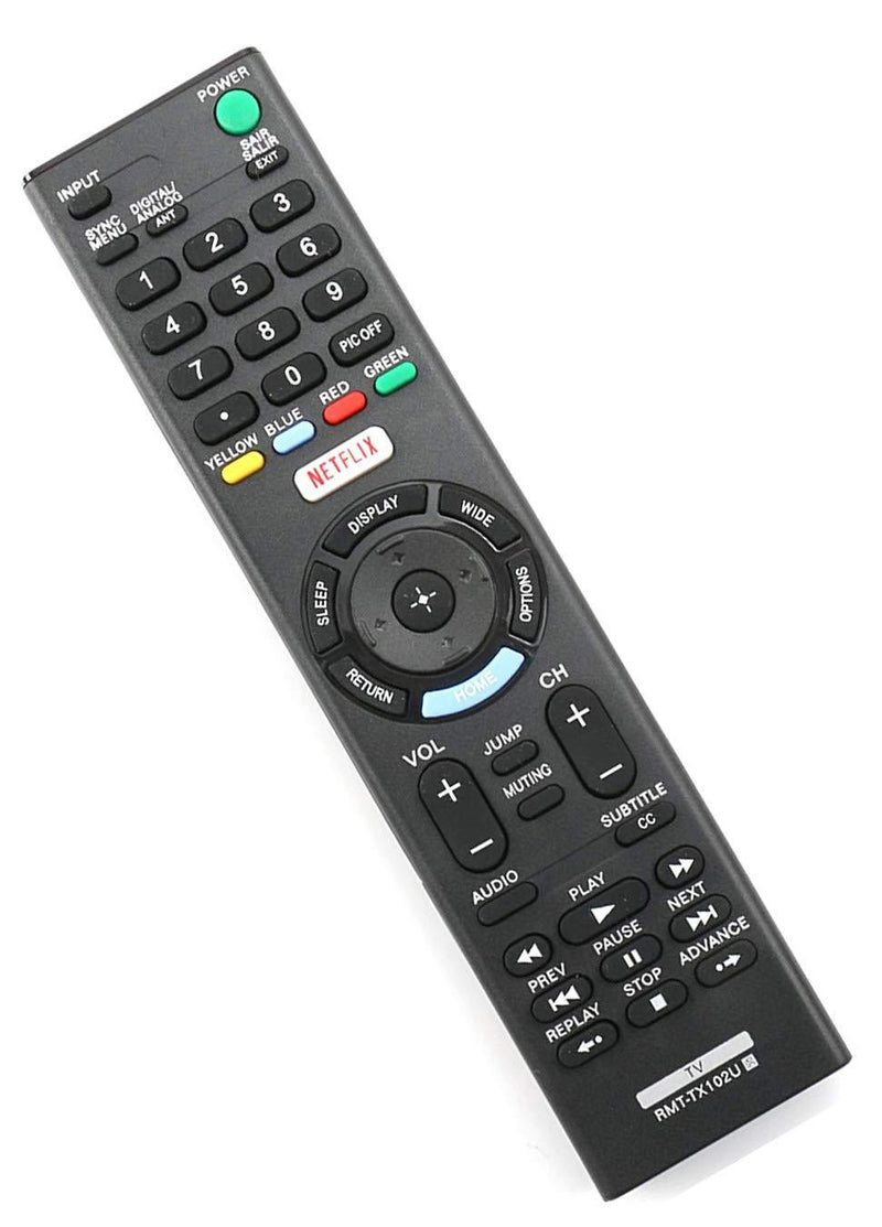 RMT-TX102U Remote Control Replaced for Sony TV KDL-32R500C KDL-40R510C KDL-40R530C KDL-40R550C KDL-48R510C KDL-48R530C KDL-48R550C 149298011 KDL40R550C