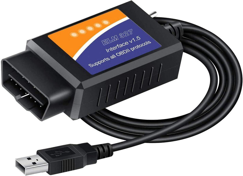 FORScan ELM327 OBD2 USB Adapter for Windows, Diagnostic Coding Tool with MS-CAN/HS-CAN Switch for Ford Lincoln Mazda Mercury Series Vehicles