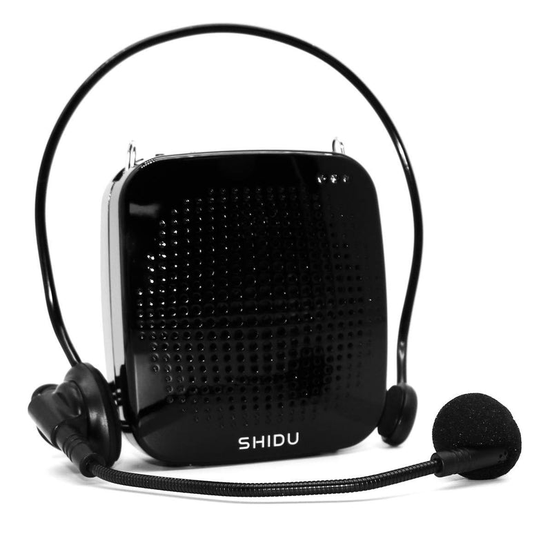 [AUSTRALIA] - SHIDU Voice Amplifier with Microphone Headset, 2000 mAh Rechargeable 15W Portable Amplifier Pa Amp Speaker for Teachers, Classroom,Meetings and more 