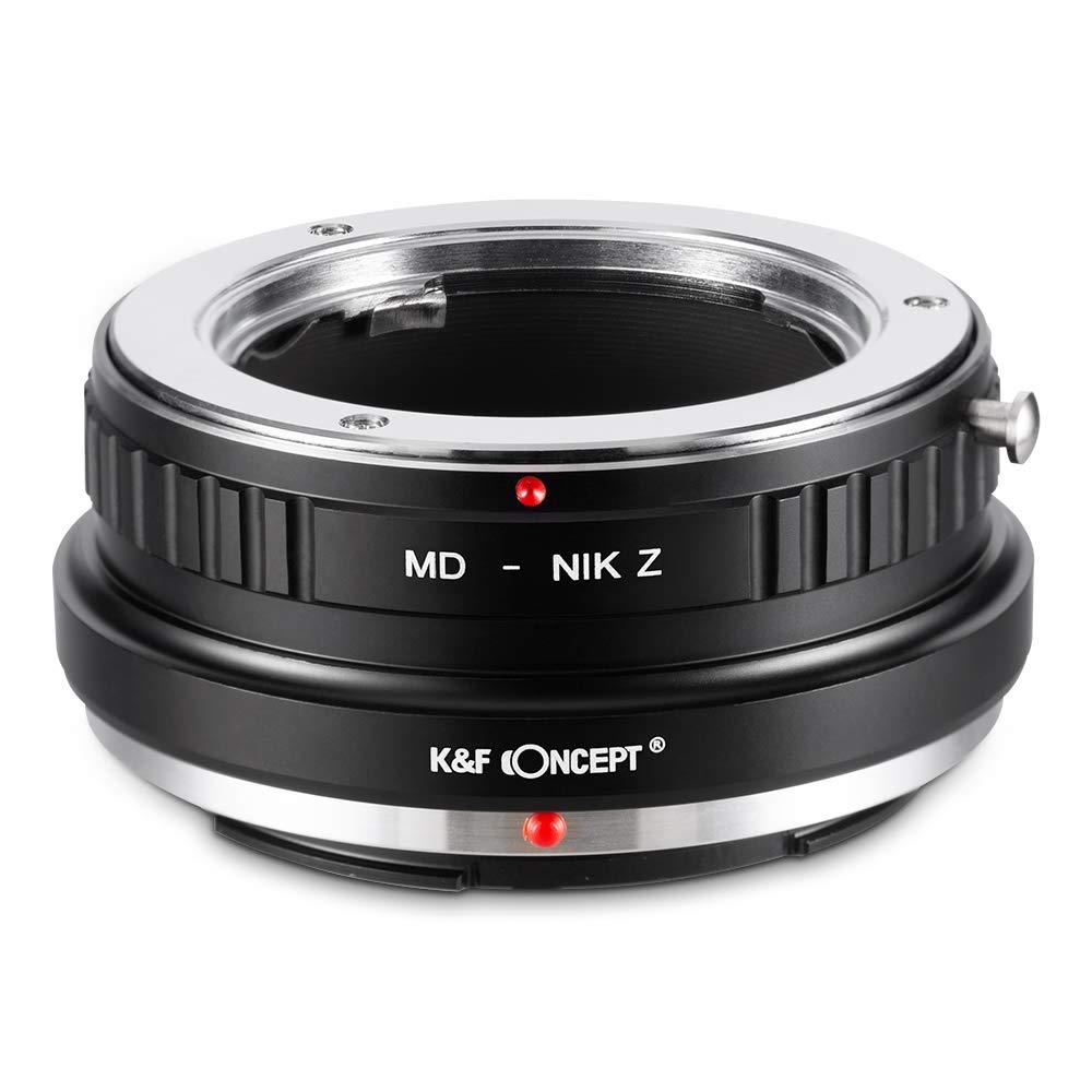 K&F Concept Lens Mount Adapter for Minolta MD MC Mount Lens to Nikon Z6 Z7 Camera MD-NIK Z