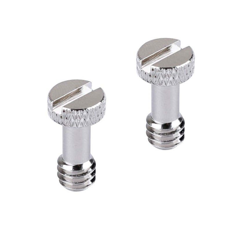 CAMVATE Standard 1/4"-20 Slotted Screw 17mm Long (2 Pieces) - 1987