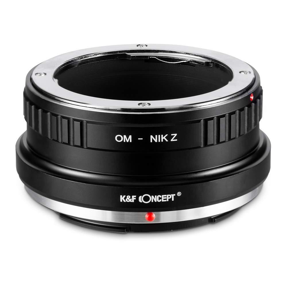 K&F Concept Lens Mount Adapter for Olympus OM Mount Lens to Nikon Z6 Z7 Camera OM-NIK Z