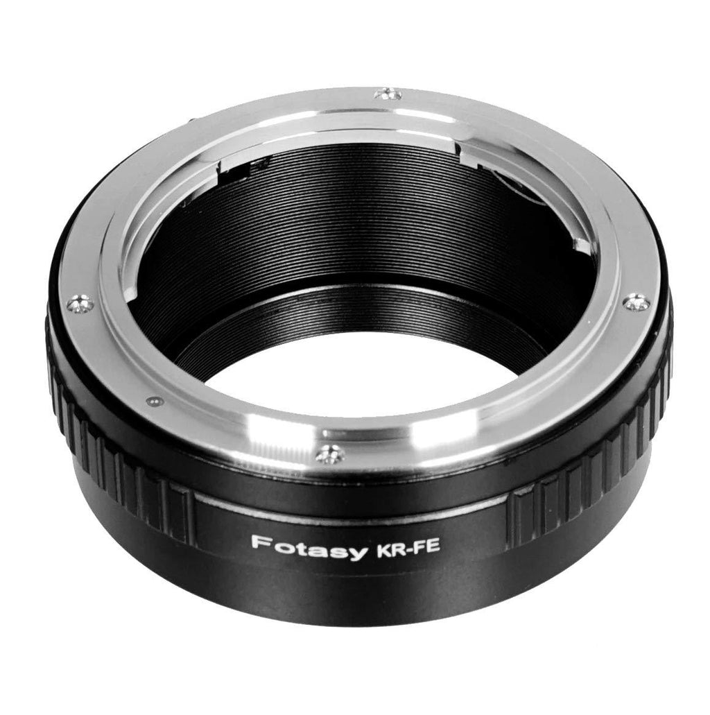 Fotasy Konica AR Lens to Sony FE Adapter, AR to E Mount Converter, Konica AR Adapter to FE, fits Sony a7 II a7 III a7R a7R II a7R III a7S a7S II a7S III a9 a7R IV a6600 a6500 a6400 a6300 a6100 a6000