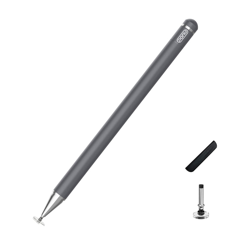 Stylus Pens for iPad Pencil, Capacitive Pen High Sensitivity & Fine Point, Magnetism Cover Cap, Universal for Apple/iPhone/Ipad pro/Mini/Air/Android/Microsoft/Surface and Other Touch Screens Grey