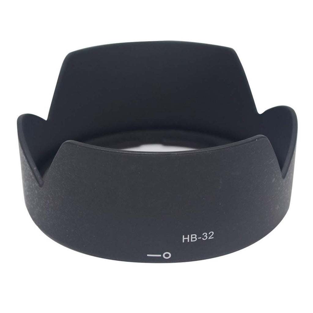 WH1916 Lens Hood for Nikon D3100, D320, D5100, D5200, D7000 & D7100 with Nikkor 18-135mm, 18-105mm, 18-140mm VR DX Zoom Lens,Replace Nikon HB-32