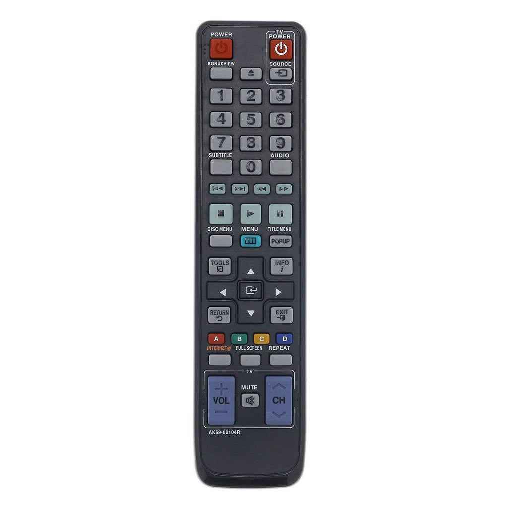 AK59-00104R Replacement Blu-ray Remote Control for Samsung Bluray/DVD Player (AK5900104R)