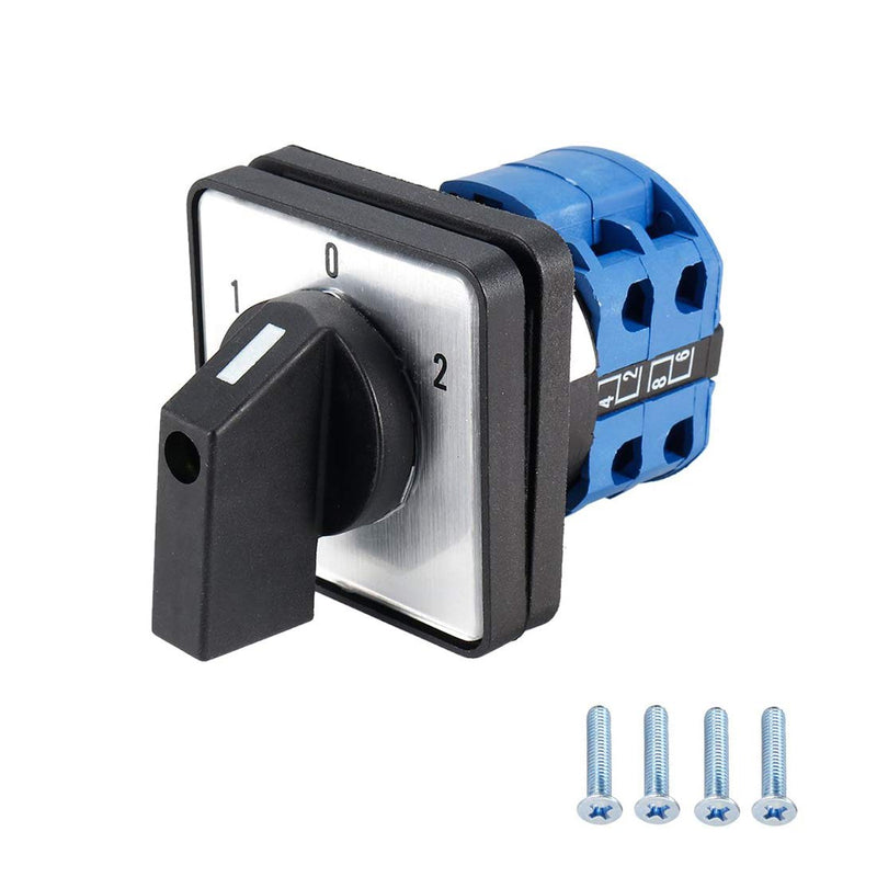 [AUSTRALIA] - VictorsHome Changeover Switch LW28-20 3 Positions 8 Terminals Universal Rotary Cam Selector Latching Switches 550V 20A 8 Terminals 20A 