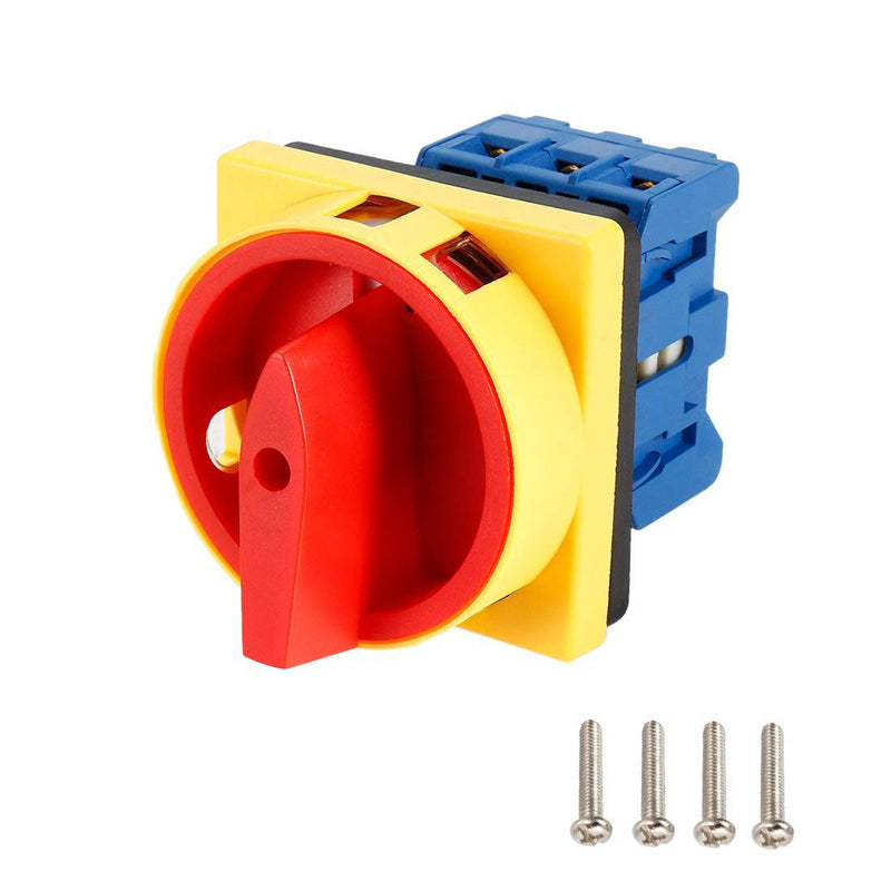 [AUSTRALIA] - VictorsHome Changeover Switch SYW30-25 2 Positions 6 Terminals Universal Rotary Cam Selector Latching Switches 660V 25A 