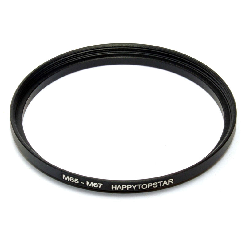 Metal M65 to M67 65-67 Male to Female 65mm 1mm Thread Pitch to 67mm 0.75mm Thread Pitch 65mm-67mm Step-Up Coupling Ring Adapter for Lens Filter