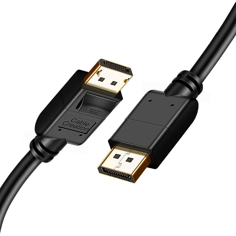 CableCreation 8K Displayport Cable 1.4, 3.3ft DisplayPort to DisplayPort Cable (DP to DP Cable) Gold Plated with 8K@60Hz, 4K@144Hz, 2K@165Hz Video Resolution & HDR Support, 1M / Black 3.3 FT