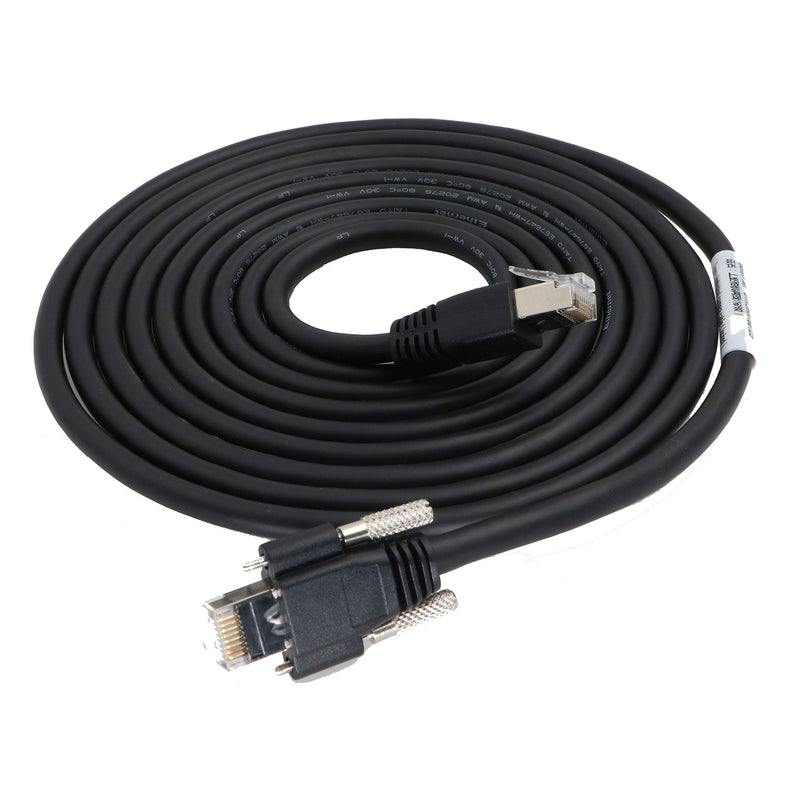 [AUSTRALIA] - Alvin's Cables GigE Cat6 S STP Cable Screw Lock Horizontal RJ45 DrC for Basler Cameras 5M 5 meters 