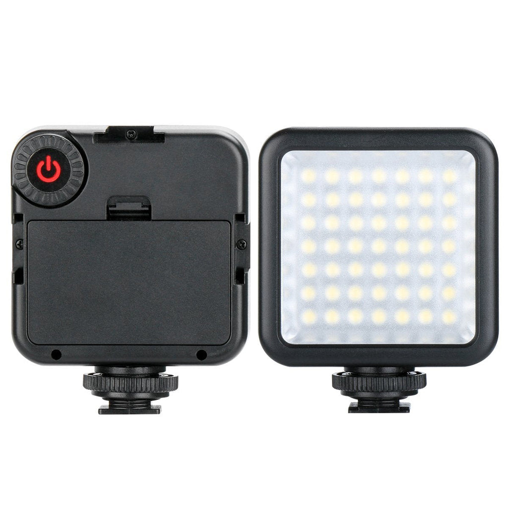 ULANZI W49 Pocket LED Video Light with 3 Cold Shoe Mounts 49 LED Bulbs Vlog Photo Fill Light on Camera for DJI OSMO Pocket Sony A6400 A6300 Canon DSLR Cameras Wedding Interview Macrophotography