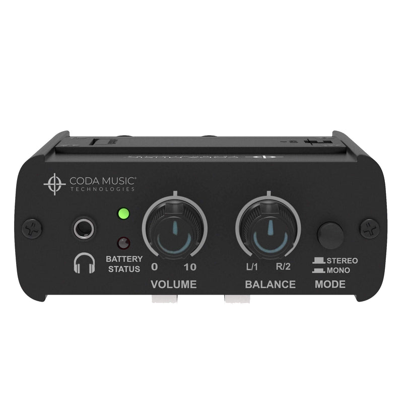 Wired in Ear Monitor System/IEM Personal Monitoring Headphone Amplifier with Mono & Stereo Panning, IEM-Stereo by Coda Music Technologies