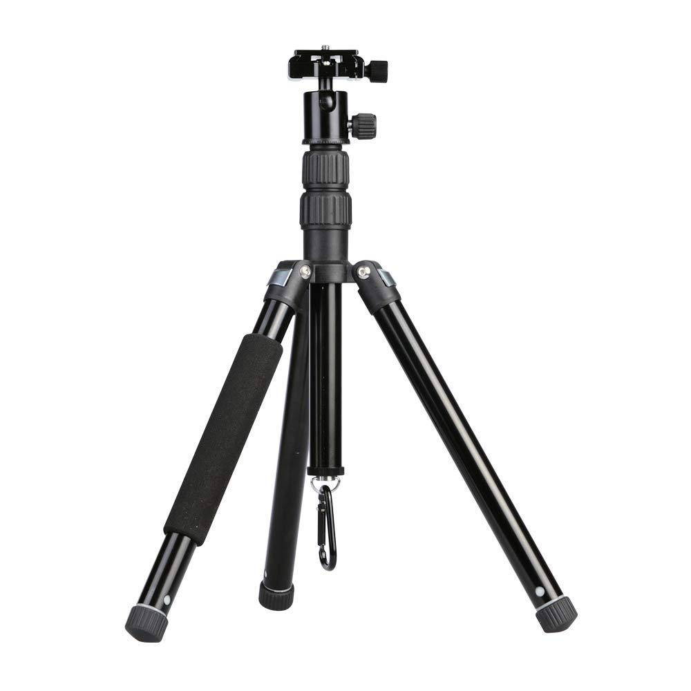 Tripod for Sony, Nikon, Canon, Fujifilm Mirrorless, Compact System Camera, DSLR, Travel, Accessory, Compatible, Photography, Travel Outdoor Carbon Black