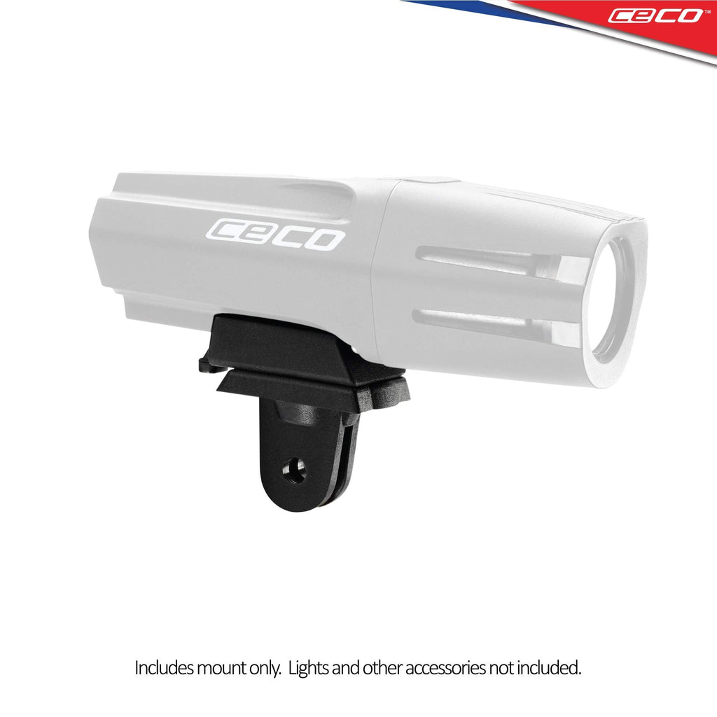 CECO-USA Mount for F-Series Bicycle Headlight Compatible with GoPro Adapter