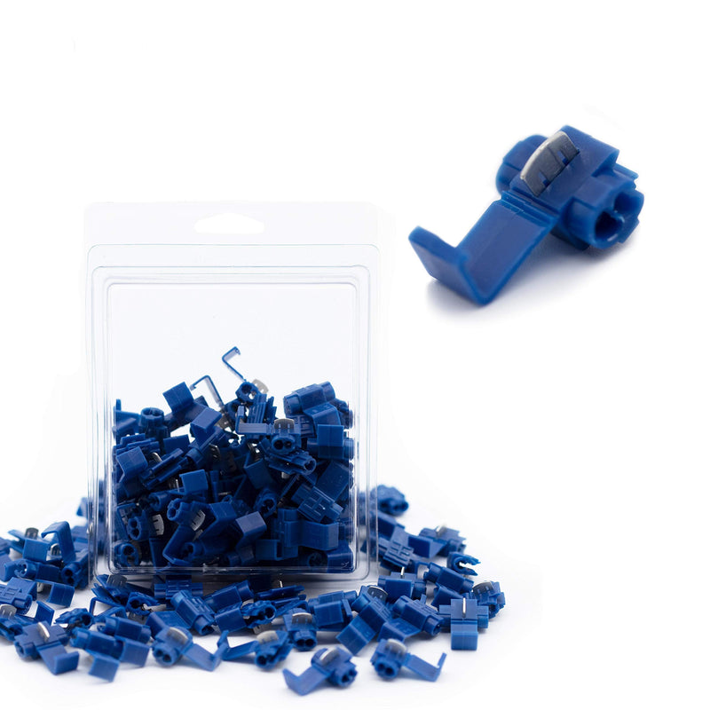 Ideal Electrical IDC Connector, Blue, 18-16AWG solid/stranded, 14AWG stranded, 100ct - Equivalent to 3M Scotchlok 560B
