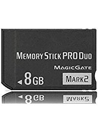 MS 8GB Memory Stick PRO Duo (Mark 2) for Sony PSP Accessories MS Memory Cards …