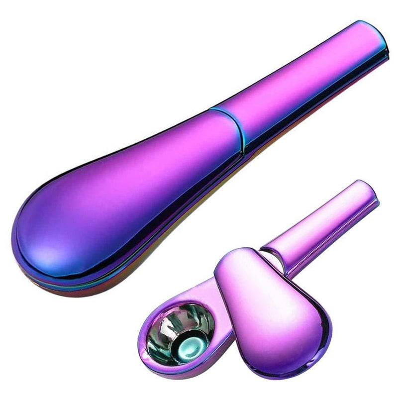 NON-SQUARE Pipe, Mini Detachable Portable Spoon-Shaped Modeling Tobacco Pipe with Gift Box.