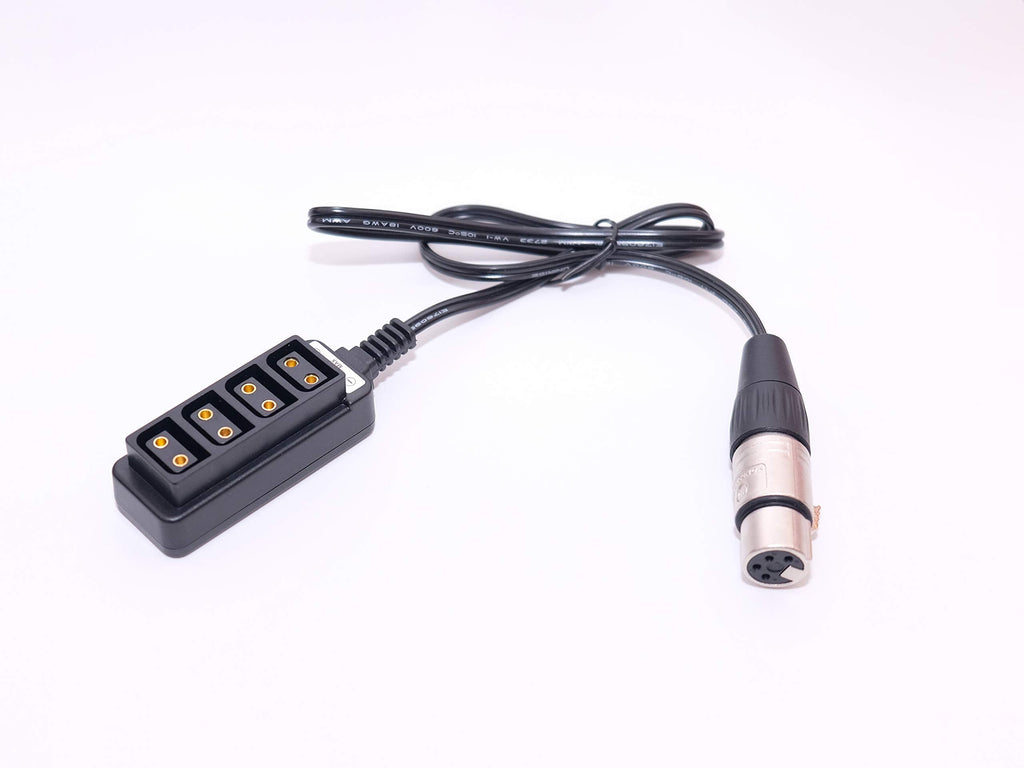 4pin XLR Female to Female D-tap DTap Power Splitter Hub 1.6ft for Photo & Camera