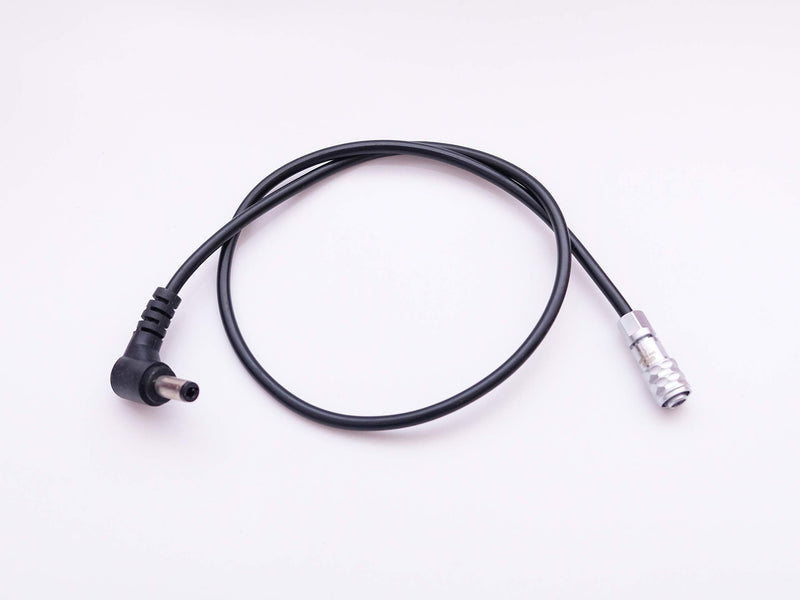 DC 5.5/2.5 Angled 4K Power Cable 50cm for BMPCC Blackmagic Pocket Cinema Camera