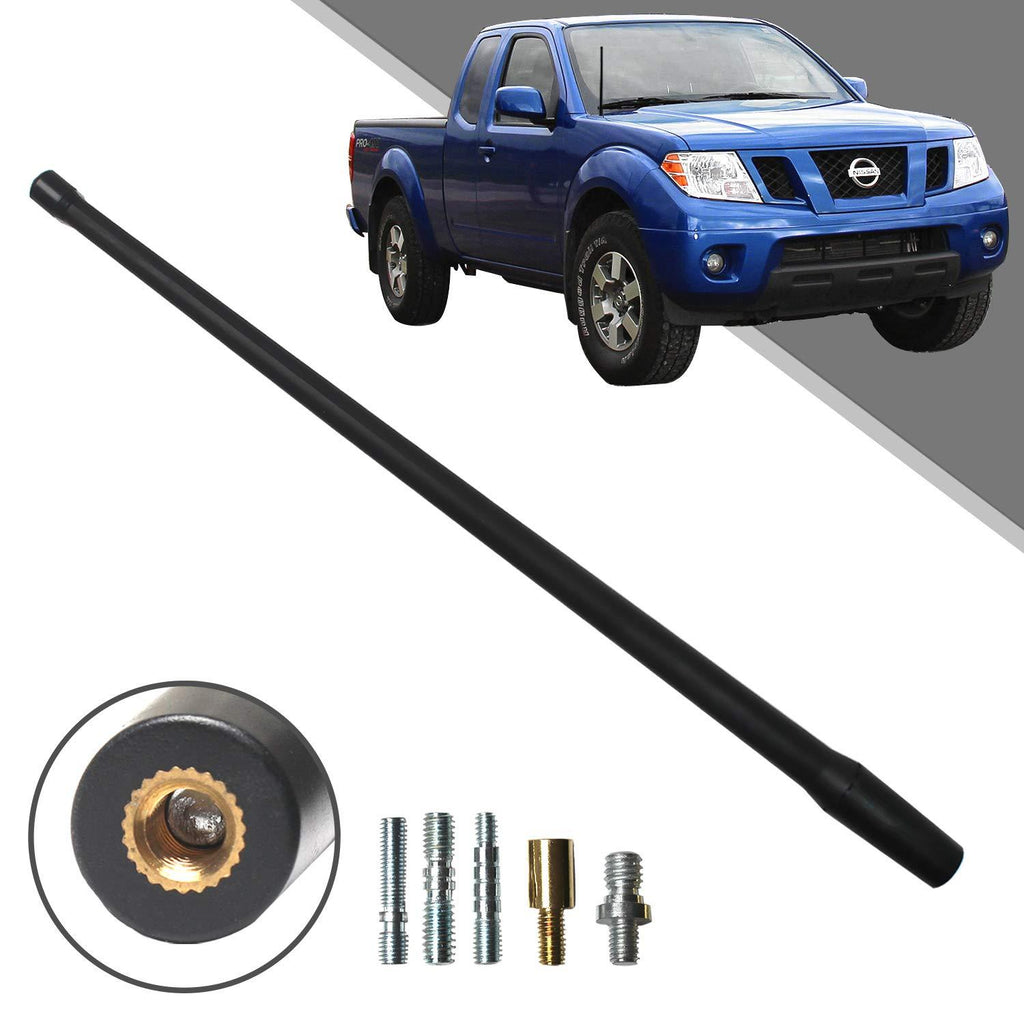 Beneges 13 Inch Flexible Rubber Replacement Antenna Compatible with 1998-2019 Nissan Frontier, Optimized FM/AM Reception.