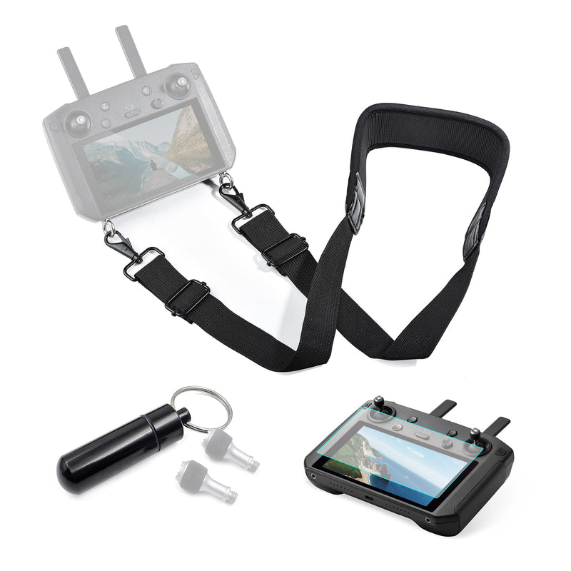 STARTRC Mavic Air 2S Smart Controller Lanyard Neck Strap with Screen Protector for DJI Smart Controller Accessories