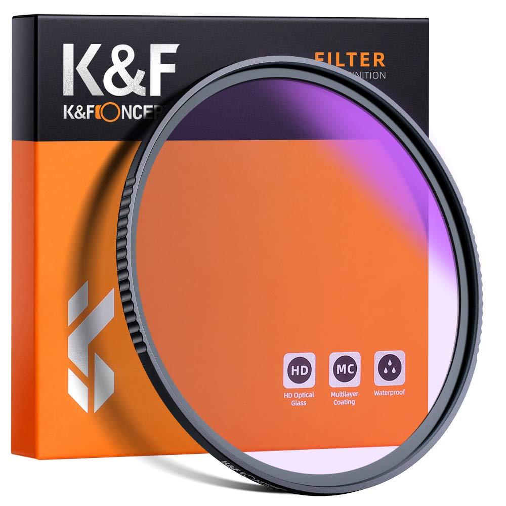 K&F Concept 77mm Clear-Night Filter Multiple Layer Nano Coating Pollution Reduction for Night Sky/Star