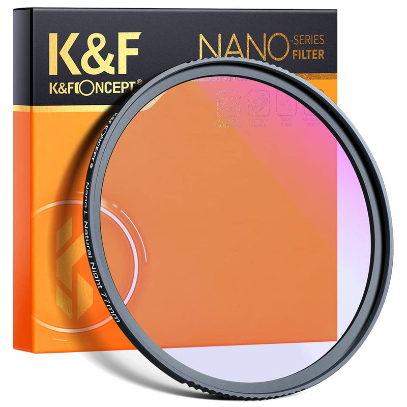 K&F Concept 67mm Clear-Natural Night Filter Light Pollution Reduction Filter for Night Sky/Star