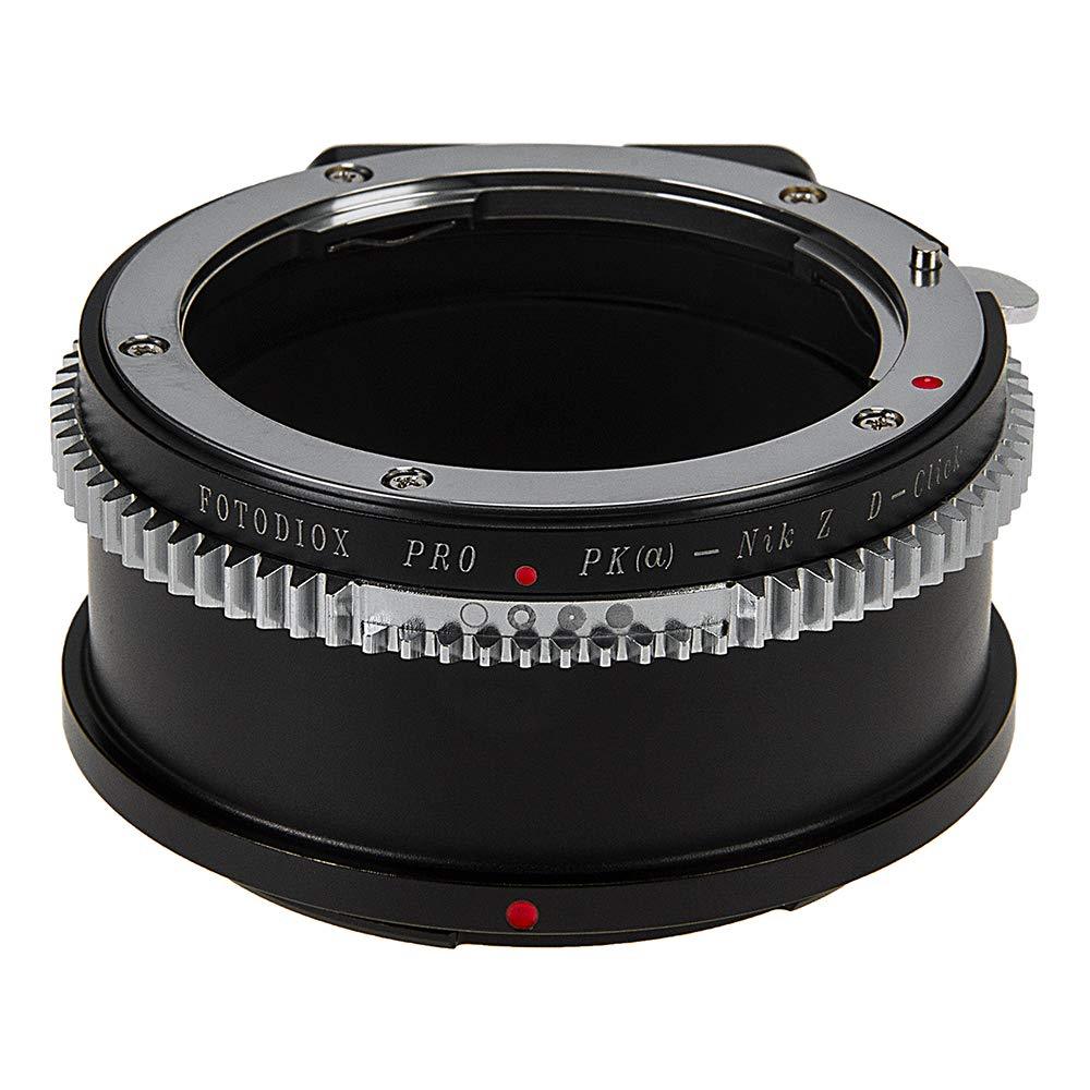 Fotodiox Pro Lens Mount Adapter Compatible with Pentax K Auto Focus Mount (PK AF) DSLR Lenses to Nikon Z-Mount Mirrorless Camera Bodies Pentax K AF