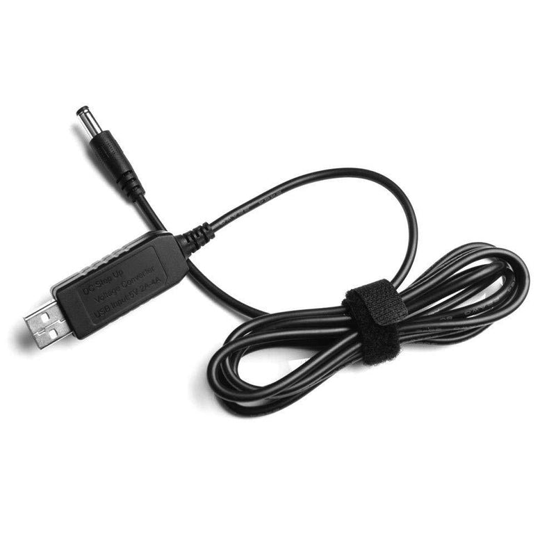 5V USB to DC 9V Power Cable(5ft), Guitar Effects Pedal Power Supply USB Cable, Tip Negative, 800mA Max Current, Compatible with BOSS,Dunlop,Behringer, MXR, Electro Harmonix, TC Electronic, Zoom Pedals
