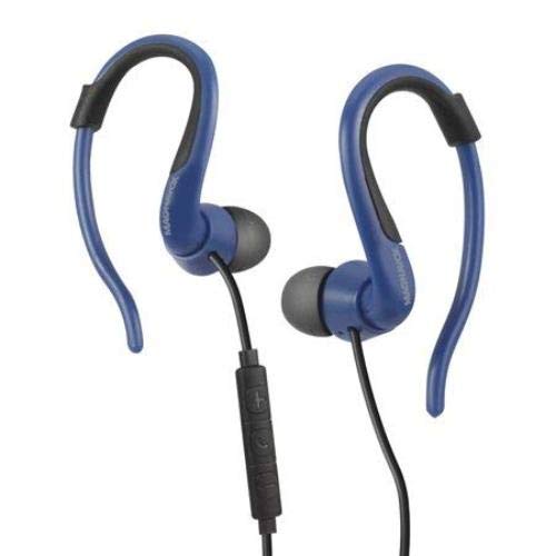 Magnavox MHP4855BL Earhook Headphones Microphone - Blue