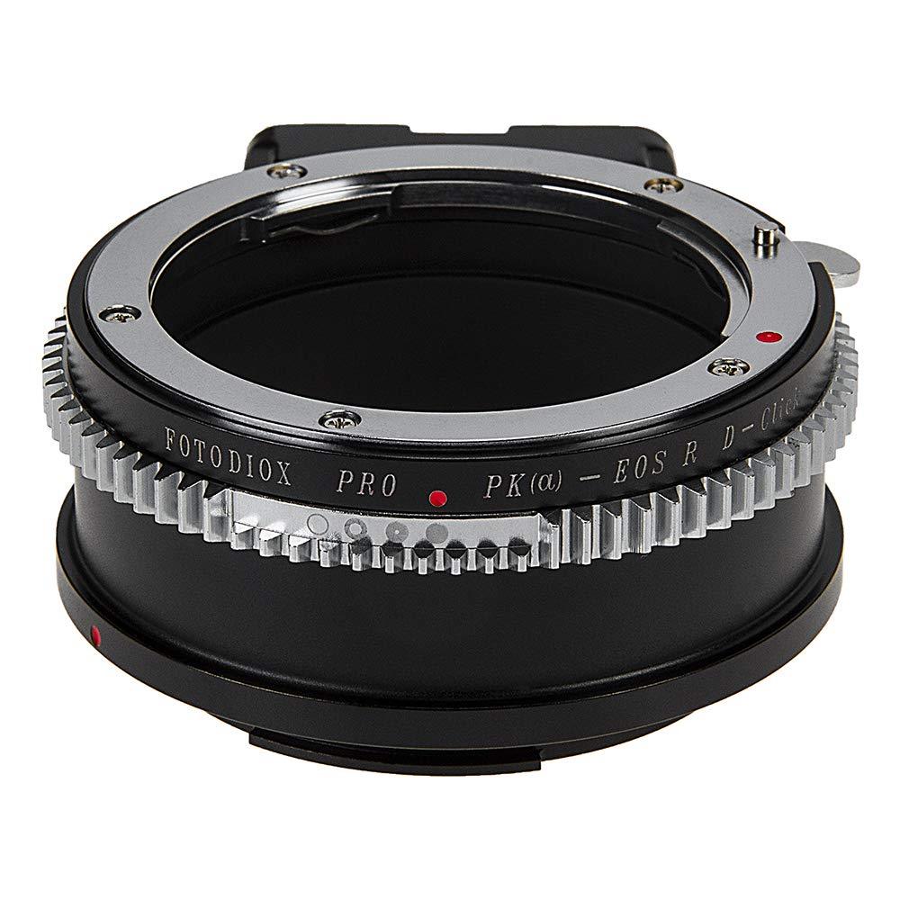 Fotodiox Pro Lens Mount Adapter Compatible with Pentax K Auto Focus Mount (PK AF) DSLR Lenses to Canon RF (EOS-R) Mount Mirrorless Camera Bodies Pentax K AF