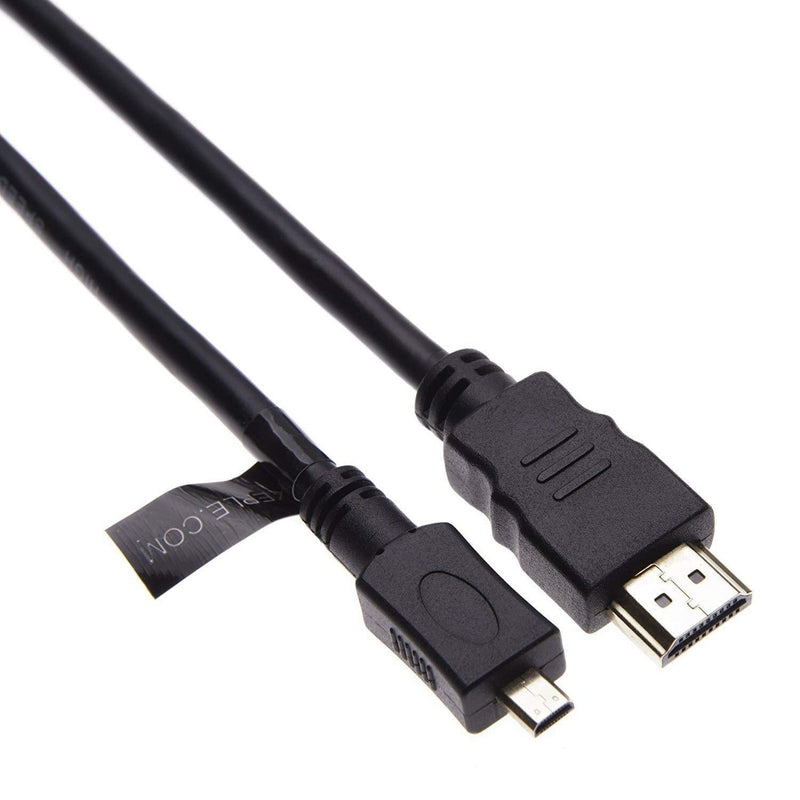 Micro HDMI Cable, High Speed HDMI (Type D) to HDMI (Type A) Cord for Connecting Tesco Hudl, Acer Iconia, Asus, Nikon, Sony, Olympus Camera Tablet TV(5M / 16FT)