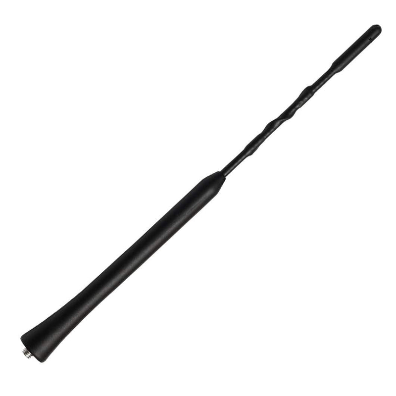 ZHParty 9" inch Black 2 in 1 Radio and DAB Whip Rod Antenna Mast Perfect Replacement for BW Mini FOD NISN (NO Include Truck)