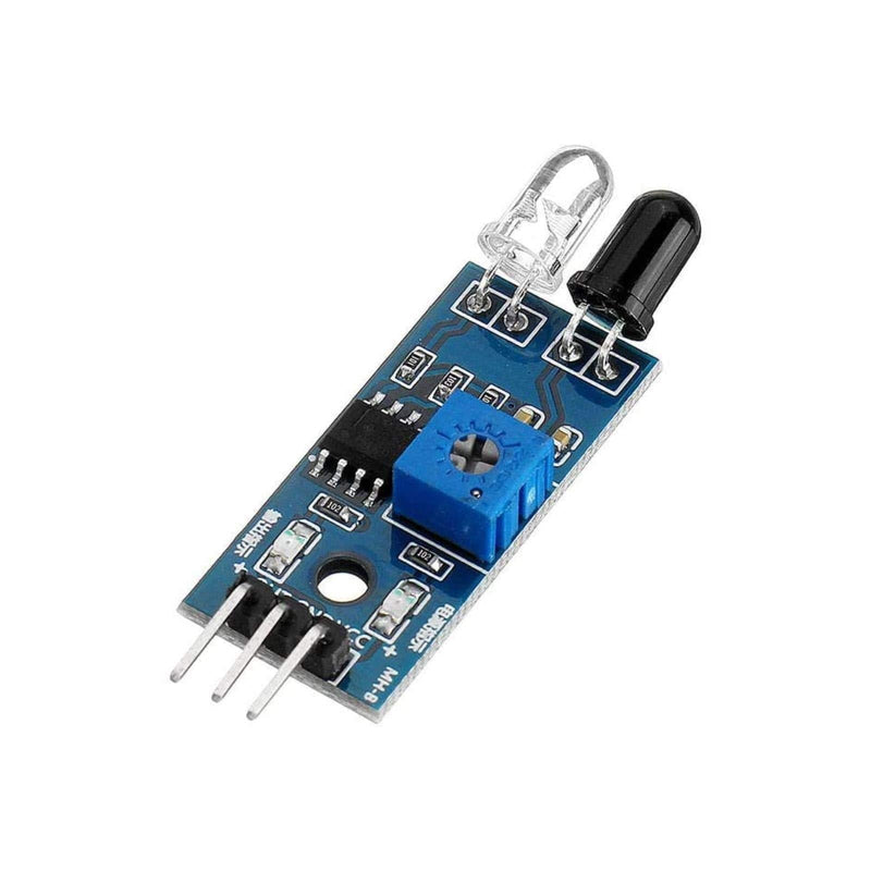 IR Infrared Obstacle Avoidance Sensor (2pcs) IR Transmitting and Receiving Tube Photoelectric Switch 3-pin Compatible with Ar-duino Smart Car Robot