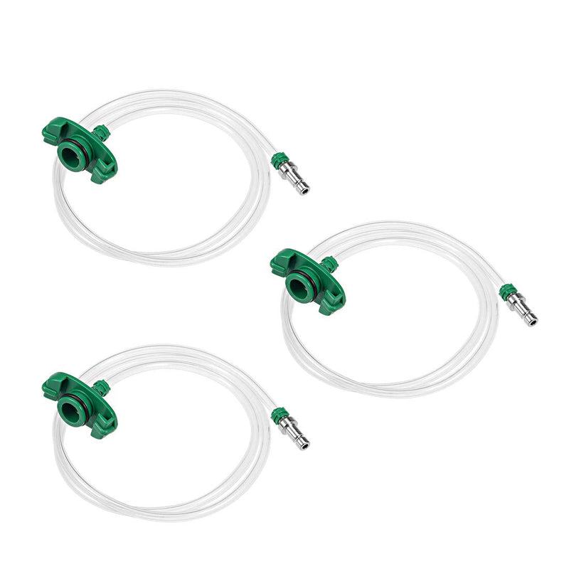 uxcell Air Tube 50cc Glue Adhesive Dispenser Syringes Connector Adapter for Industrial 3 Pcs