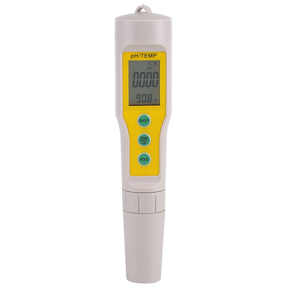 PH Meter, Aquarium pH Meter, 2-in-1 Digital LCD PH Meter Aquarium Pool Water Quality Wine Tester Pen Analyzer Waterproof PH Range 0.00-14.00ph Temperature 0.1¡æ~80¡æ