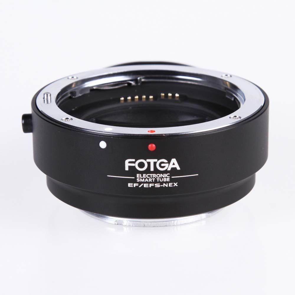 Fotga Electronic Auto Focus Adapter Ring Tube for Canon EOS EF EF-S Lens to Sony E Mount NEX-3 NEX-5 NEX-5N NEX-5R NEX-VG10 NEX-VG20 A7 A7R A7S Full Frame