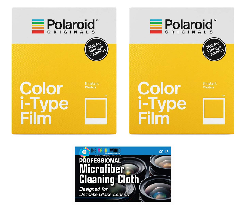 Impossible/Polaroid Color Glossy Instant Film for Polaroid Originals I-Type OneStep2 Camera - 2-Pack 2 Pack