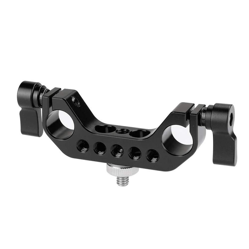 CAMVATE Camera 15mm Rod Bracket with 1/4-20 Thread Mount for 15mm Shoulder Rig