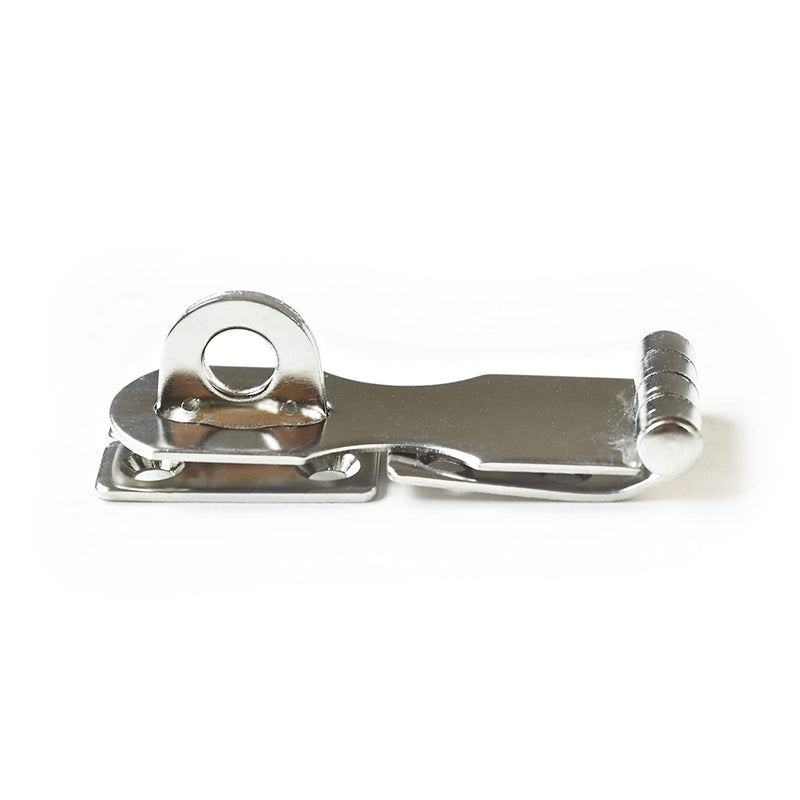 MARINE CITY Stainless-Steel Marine Safety Hasp with Fixed Plate 2-3/4 Inches