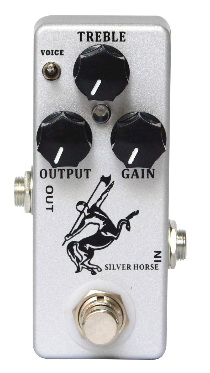 [AUSTRALIA] - Mosky Silver Horse Mini Effect Pedal Overdrive Pedal for Electric Guitar 