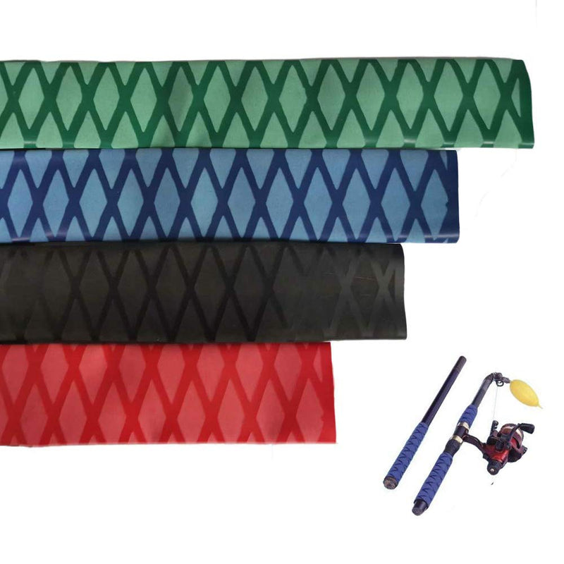 Aventik X-Tube Heat Shrink Fishing Rod Sleeves Wrap Tubing Fishing Rod Grips Non Slip Waterproof &Insulation Lengths Durable Repair (40mm-Black) 40mm-Black