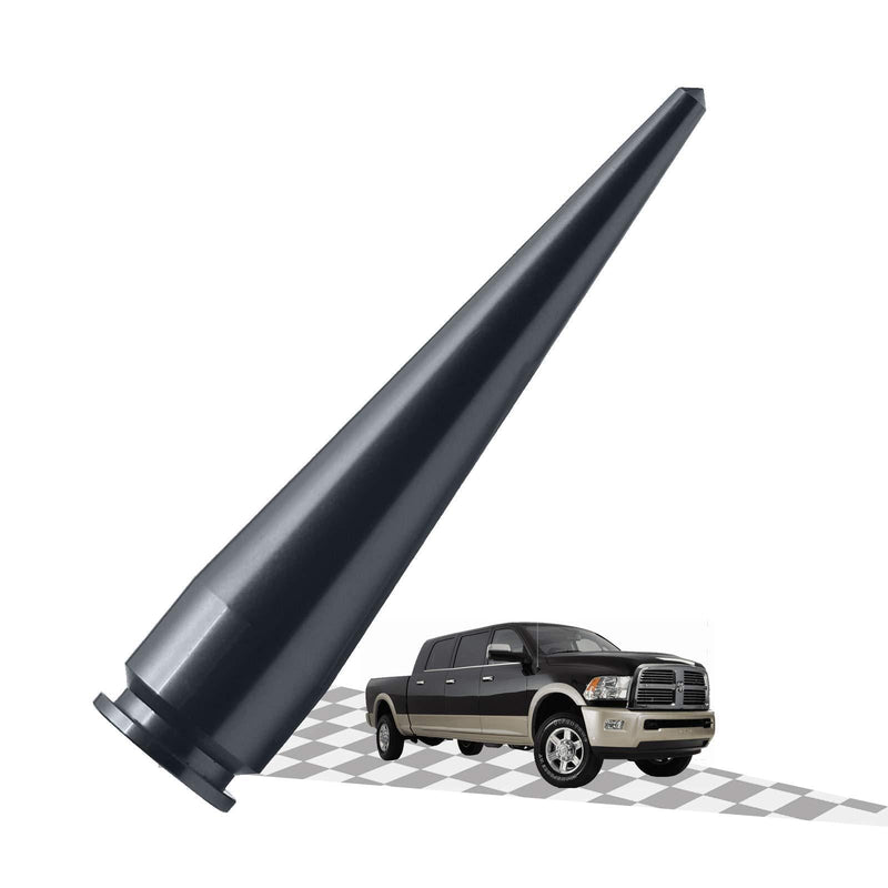 Elitezip Antenna Compatible with Dodge RAM Trucks 1994-2018 | Optimized AM/FM Reception with Tough Material | 3 Inches - Carbon Black